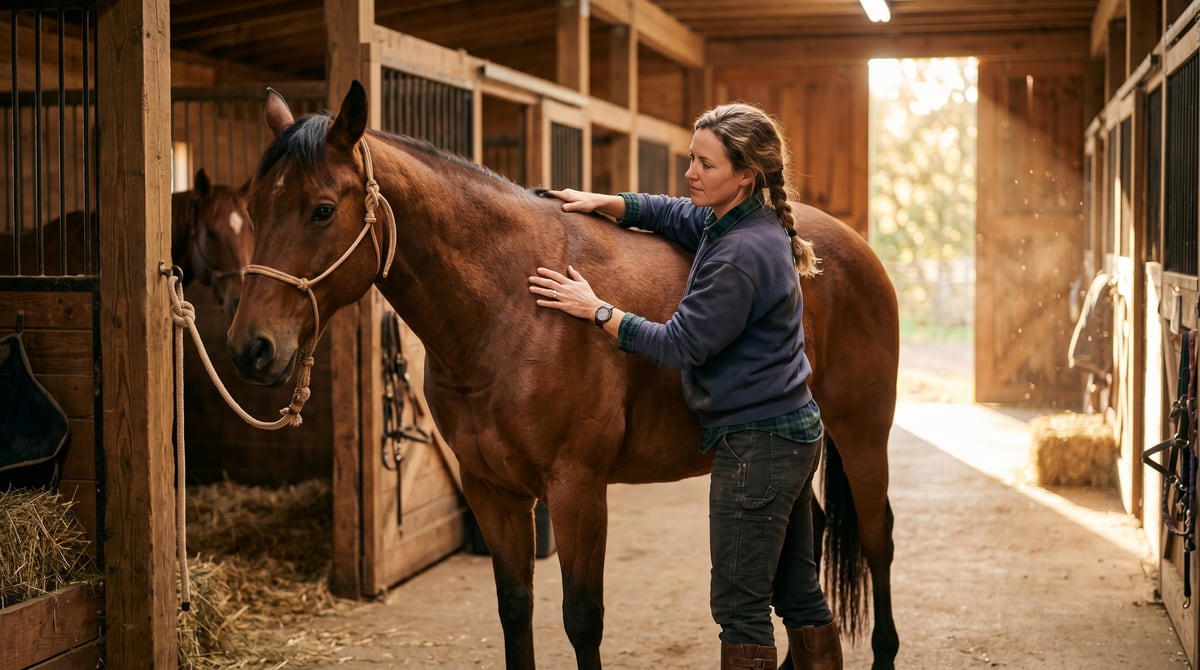 Coverbild: Kissing Spines beim Pferd: OP-Kosten, Behandlung und Versicherung
