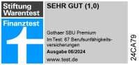 Stiftung Warentest Finanztest 06/2024 — Gothaer SBU Premium Note 1,0
